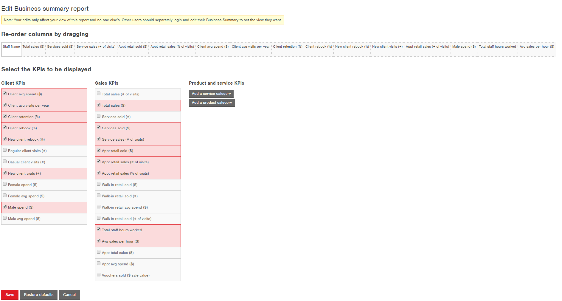 Business Summary Reporting Baxus